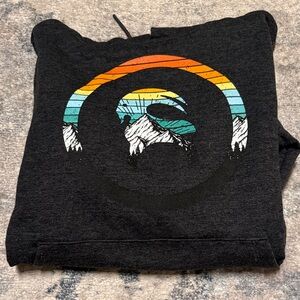 Black Graphic Hoodie